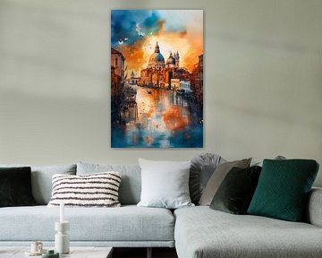 Canal Grande in Venetië van ARTemberaubend