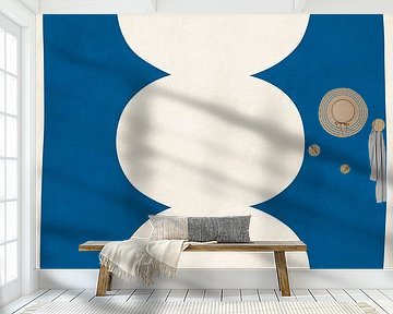 Vaas op blauwe achtergrond 4 van Vitor Costa