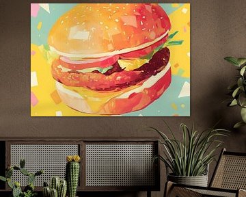 Hamburger van ARTEO Schilderijen