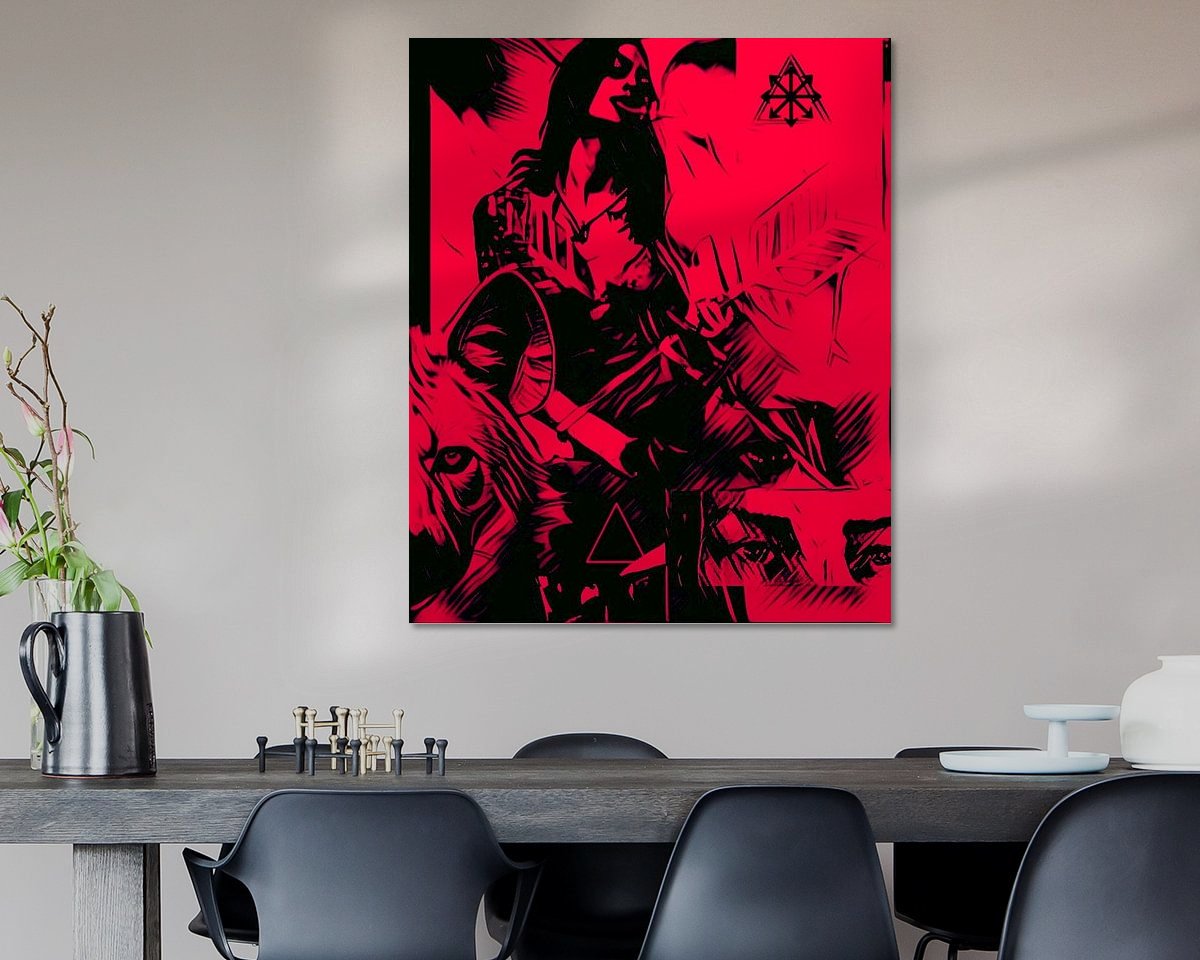 Example of the artwork in a room