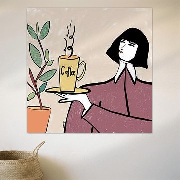 Kaffee- und Pflanzenliebhaber von Sharyn Bursic