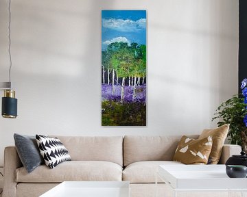 Birch forest by Rita Tielemans Kunst