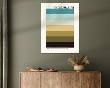 ‘Una serata così calda tra le montagne della Toscana, Italia’ (Zo’n warme avond in de bergen van Toscane, Italië) van MarcoZoutmanDesign