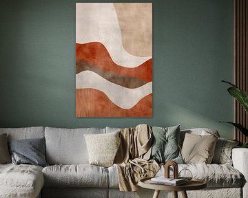 Golvende Abstractie van Whale & Sons