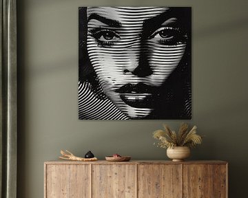 La beauté en noir et blanc