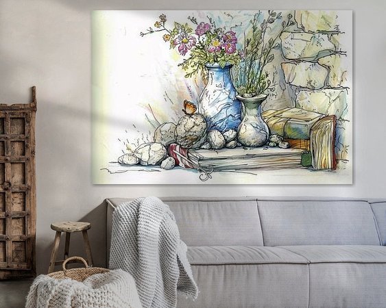 Example of the artwork in a room