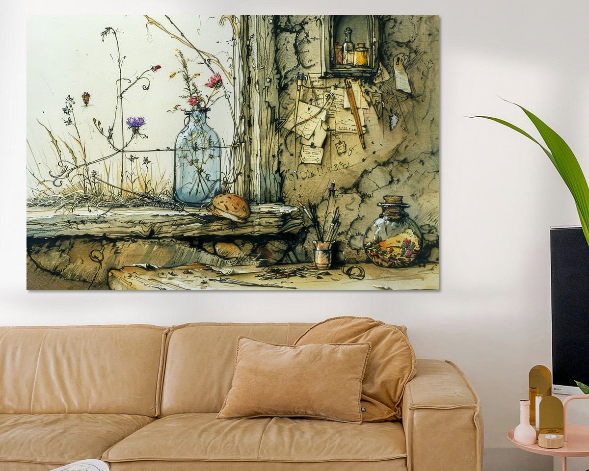 Example of the artwork in a room