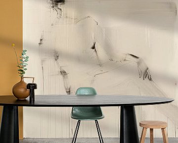 Figurative portrait, minimalism by Japandi Art Studio
