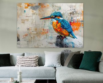 Painting Kingfisher by Art Whims