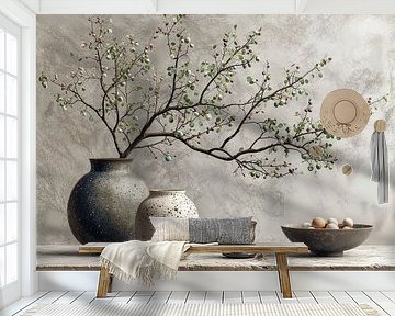 Japandi Stilleven | Elemental Poise van Kunst Kriebels