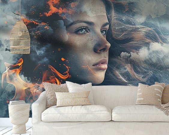 Example of the artwork in a room