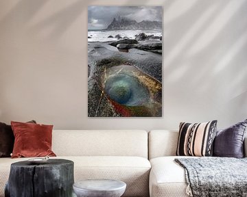 Dragon's eye on the Lofoten Islands by Tim Vrijlandt