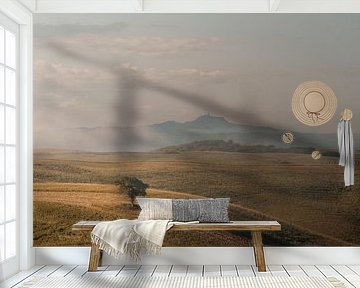 Tree in the morning sun by Peter Hendriks