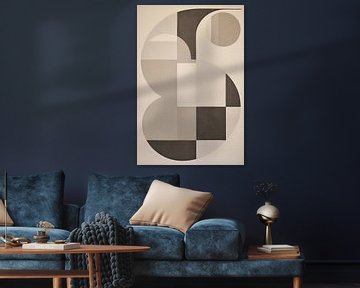 Eenvoudig minimalistisch Beige van Modern Collection