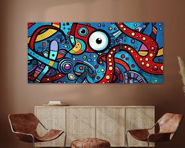 Tentacle Parade by ARTEO Paintings