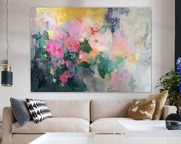 Bloemen Abstract | Petal Haze Fusion