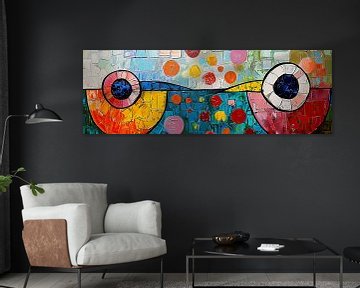 Birds Abstract by Abstract Painting