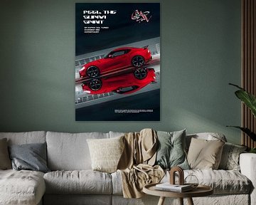 Toyota GR Supra Poster van Ali Firdaus