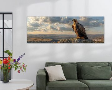 Majesteit op de Hoogte: Een Adelaar op de Rots van Artz by Mr.JAi