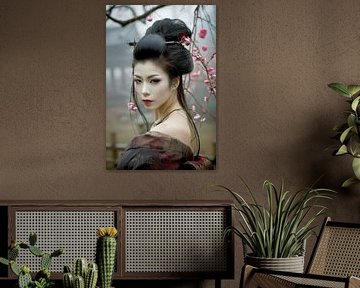 Portrait pittoresque japonais sur Egon Zitter