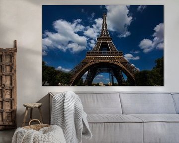 De Eiffeltoren in Parijs, Frankrijk van Blond Beeld