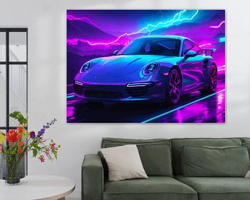 Porsche 911 Neon van MIROKKU