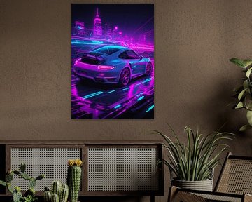 Porsche 911 Neon 3 van MIROKU