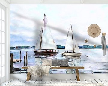 Segler auf dem Bodensee