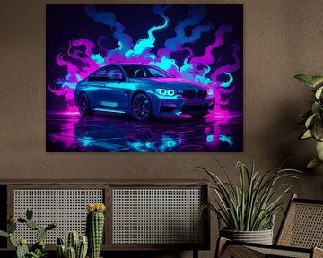 BMW M3 Neon 3 van MIROKKU