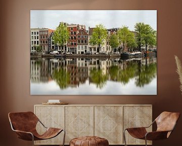 Huizen op Amstel, Amsterdam van Lorena Cirstea