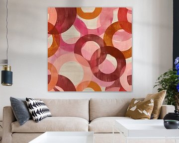 Minimalistische Illustratie van Abstracte Cirkels van Thea