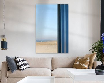 Strand pracht in het blauw van Marit Visser