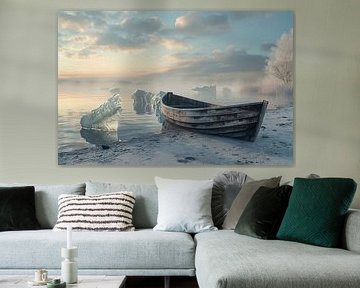 Mystical boat atmosphere