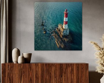Phare et mer agitée