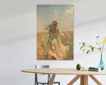 La liberté dans les champs sur Steinfox Art