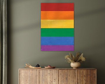 Rainbow Pride Muur