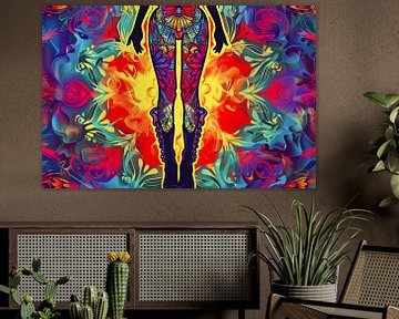 Flowerpower Fantasiebeeld van Egon Zitter