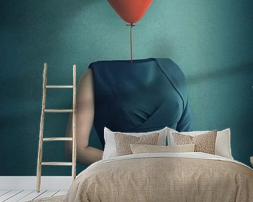 De Hopeloze Romanticus: Een Visuele Metafoor van Onvervulde Verlangens en Eenzaamheid