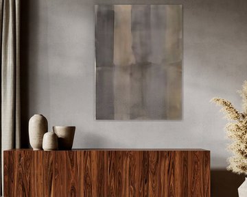Modern abstract in wabi-sabi stijl van Japandi Art Studio