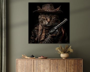 Cowboy kat van TheXclusive Art