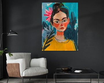 Frida schilderij van haroulita