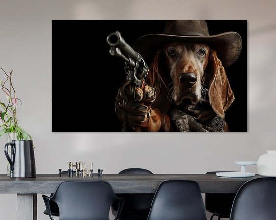 Example of the artwork in a room