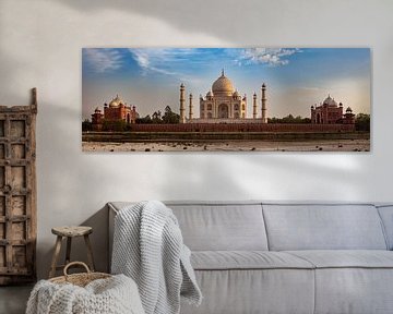 The Taj Mahal in India by Roland Brack
