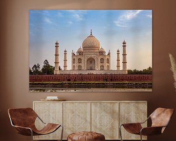 De Taj Mahal in India van Roland Brack