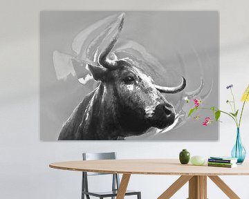 Longhorn 5 black and white