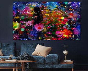 Flower power fantasy woman by Egon Zitter