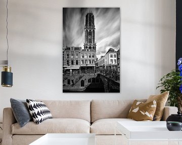 Dom-Turm und Maartensbrug. (Langzeitbelichtung), Utrecht.