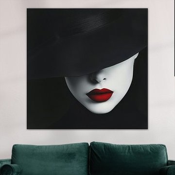 Rote Akzente | Die intrigante Frau