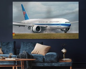 China Southern Cargo Boeing 777 vrachtvliegtuig. van Jaap van den Berg