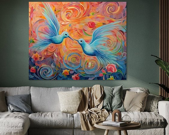 Example of the artwork in a room